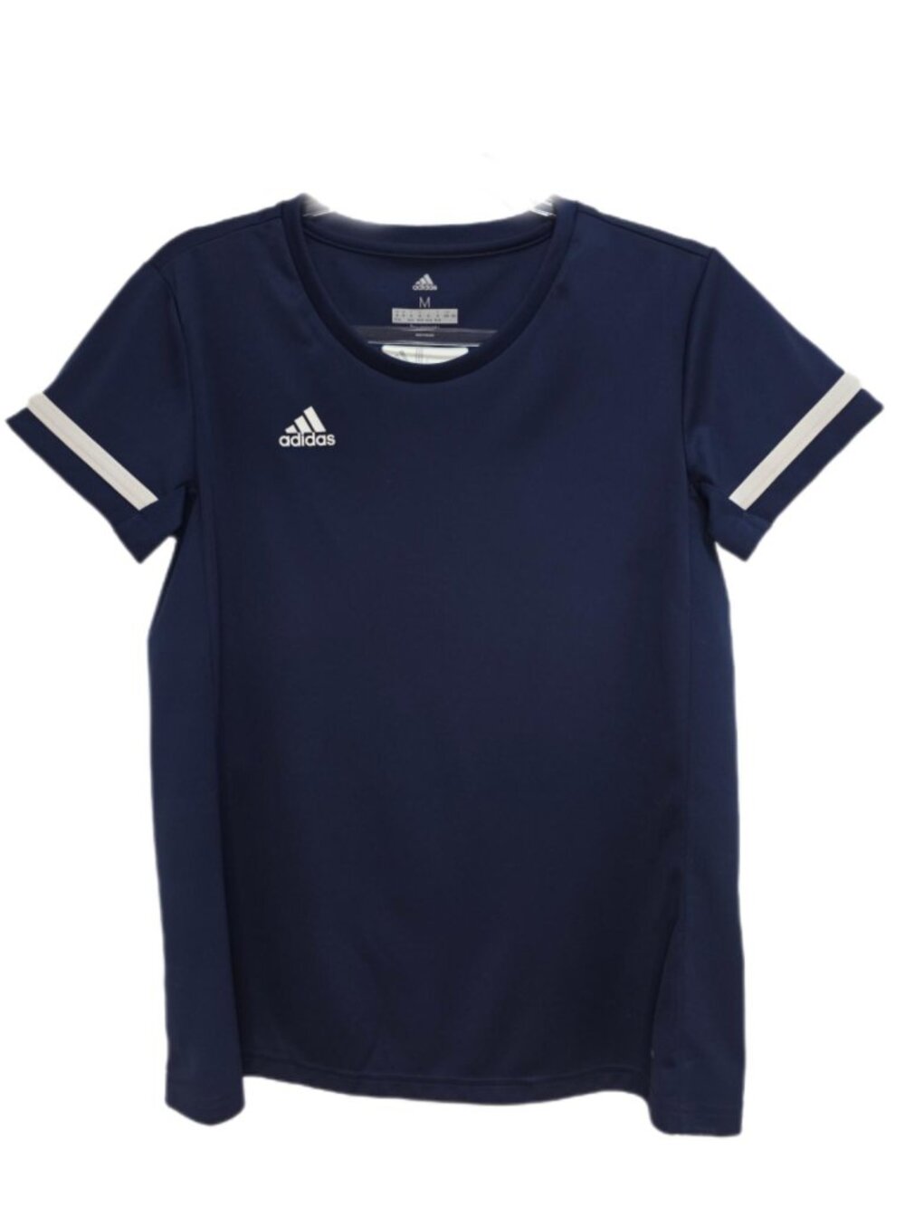 1457 adidas Climacool Retro Activewear Short Sleeve Top Sz.M Womens